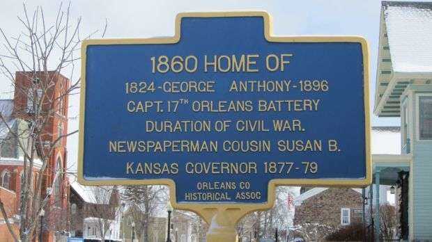 1860 HOME OF CIVIL WAR MEMORIAL MARKER