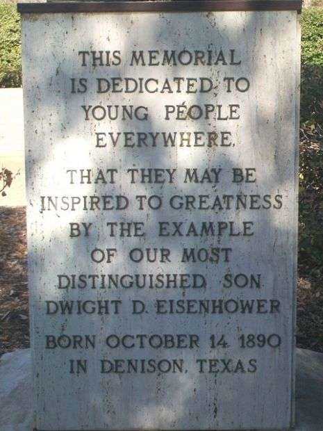 DWIGHT DAVID EISENHOWER MEMORIAL STATUE DEDICATION