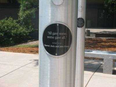 DEPARTMENT OF VETERANS AFFAIRS MEMORIAL FLAG POLE