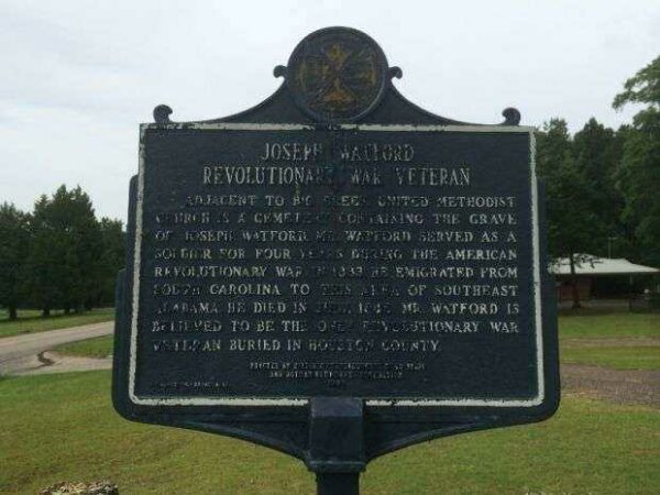 JOSEPH WATFORD REVOLUTIONARY WAR VETERANS MEMORIAL MARKER
