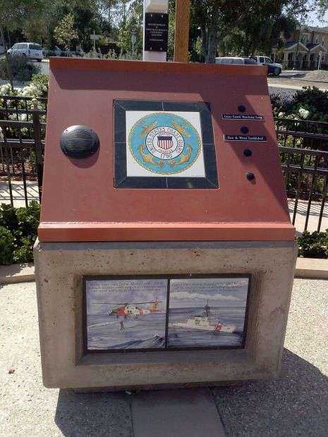 CITY OF POWAY COAST GUARD MEMORIAL FLAGPOLE BASE