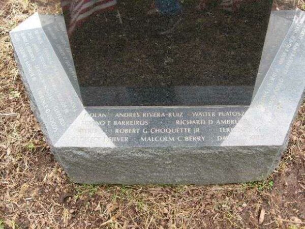 HARTFORD VIETNAM VETERAN’S MEMORIAL BASE NAMES III