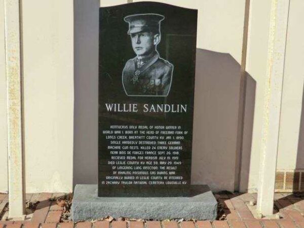 WILLIE SANDLIN MEDAL OF HONOR MEMORIAL