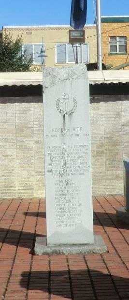 BREATHITT COUNTY KOREAN WAR MEMORIAL