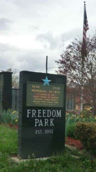 FREEDOM PARK BLUE STAR MEMORIAL BY-WAY
