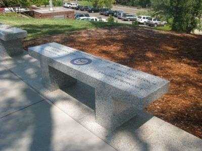 TWO GENERATIONS PROTECTING AMERICA MEMORIAL BENCH