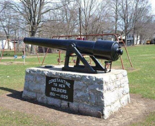 CONSTANTINE CIVIL WAR MEMORIAL CANNON
