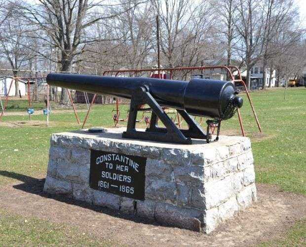 CONSTANTINE CIVIL WAR MEMORIAL CANNON