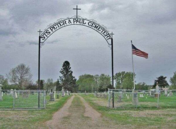 SAINTS PETER AND PAUL CEMETERY VETERANS MEMORIAL FLAGPOLE