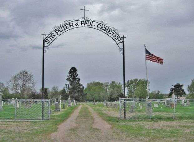 SAINTS PETER AND PAUL CEMETERY VETERANS MEMORIAL FLAGPOLE