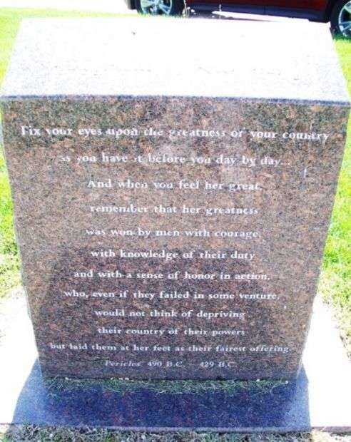 MEMORIAL PARK LEST WE FORGET MEMORIAL NARRATIVE