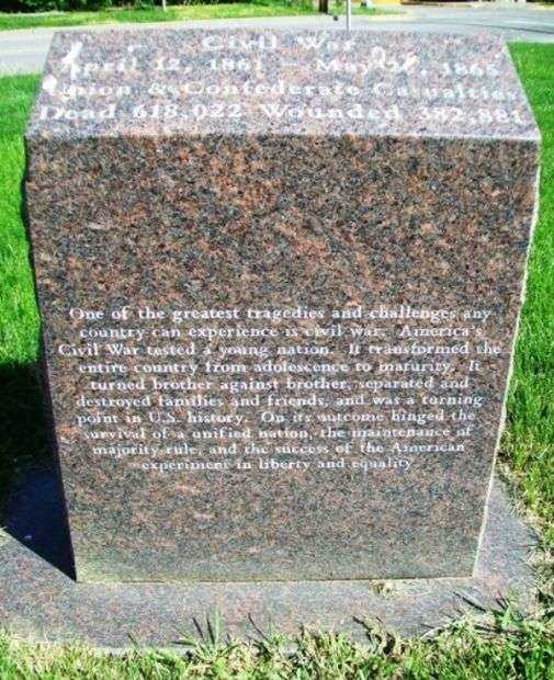 MEMORIAL PARK CIVIL WAR MEMORIAL NARRATIVE