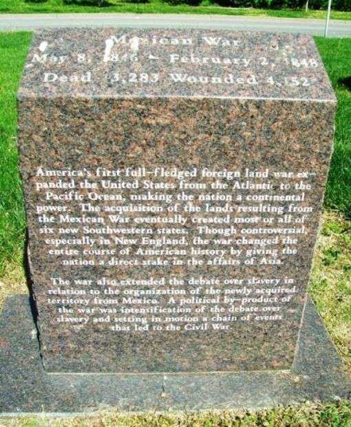 MEMORIAL PARK MEXICAN WAR MEMORIAL NARRATIVE
