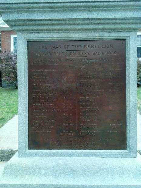 PETERBOROUGH CIVIL WAR MEMORIAL PLAQUE