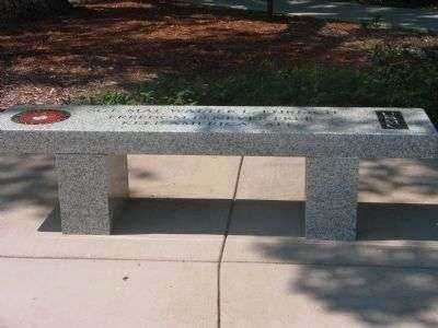 SGT. MAJ. WALTER L. ERLICH MEMORIAL BENCH
