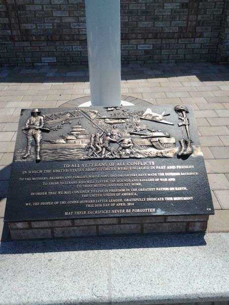 OZONE HOWARD LITTLE LEAGUE ALL VETERANS MEMORIAL