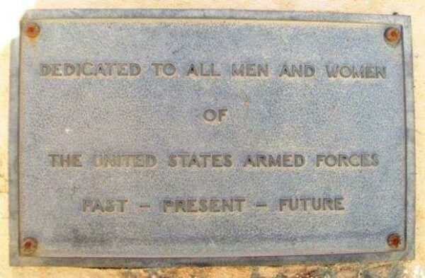 MCALESTER ALL VETERANS MEMORIAL PLAQUE