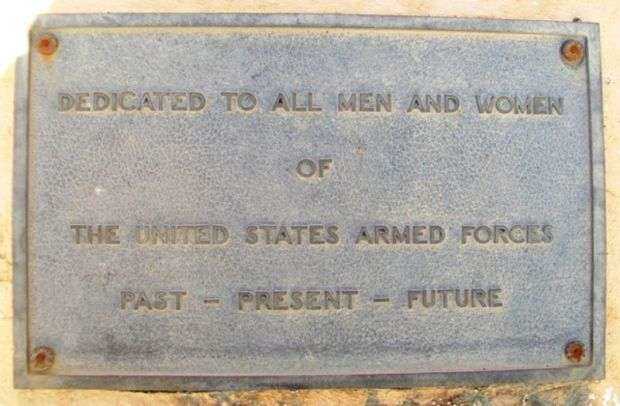 MCALESTER ALL VETERANS MEMORIAL PLAQUE
