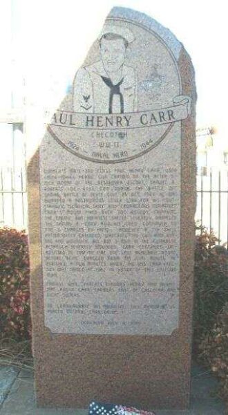 PAUL HENRY CARR WAR MEMORIAL