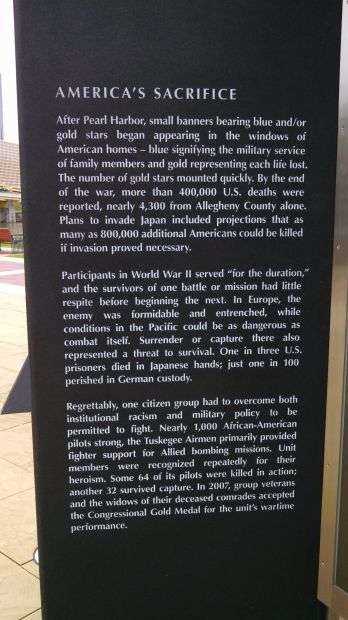 SOUTHWESTERN PENNSYLVANIA WORLD WAR II MEMORIAL PLAQUE K