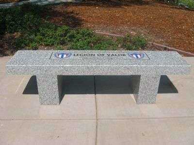 LEGION OF VALOR MEMORIAL BENCH