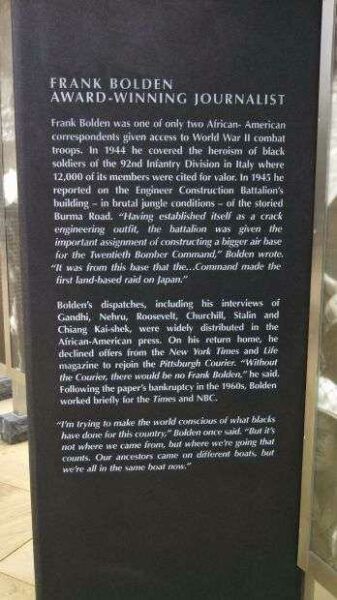 SOUTHWESTERN PENNSYLVANIA WORLD WAR II MEMORIAL PLAQUE I