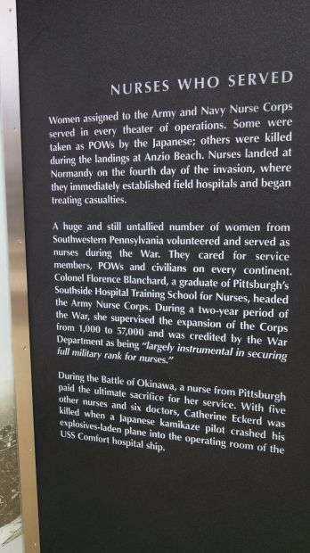 SOUTHWESTERN PENNSYLVANIA WORLD WAR II MEMORIAL PLAQUE F