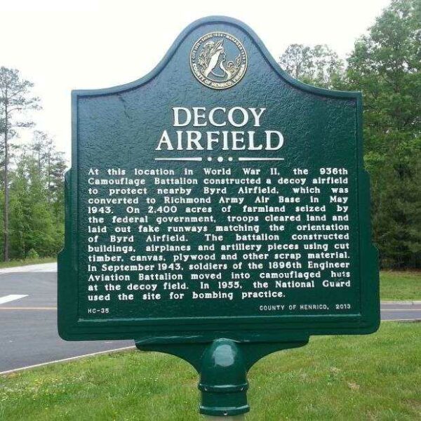 DECOY AIRFIELD WAR MEMORIAL MARKER