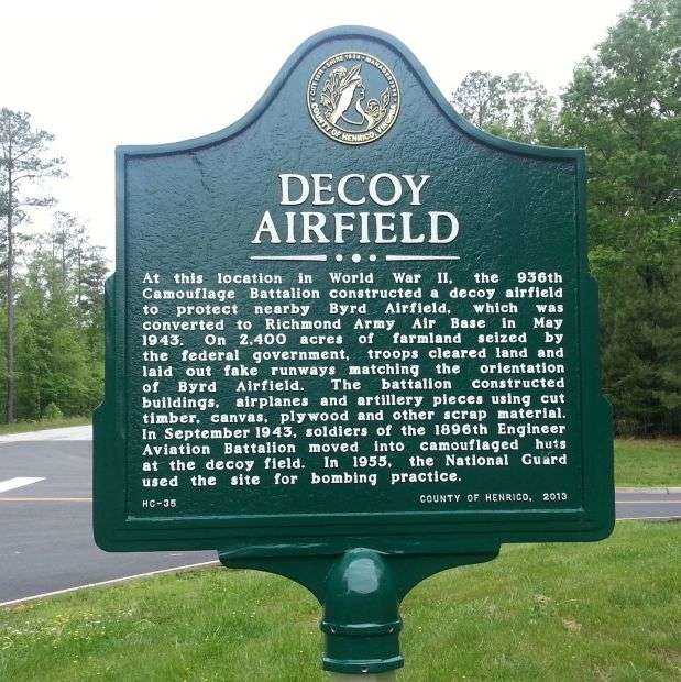 DECOY AIRFIELD WAR MEMORIAL MARKER