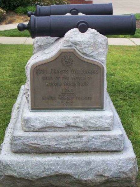 COL. JAMES WILLIAMS WAR MEMORIAL CANNONS