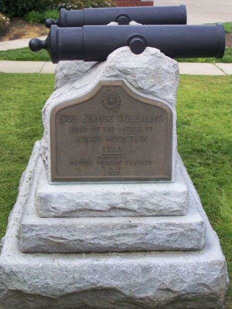 COL. JAMES WILLIAMS WAR MEMORIAL CANNONS