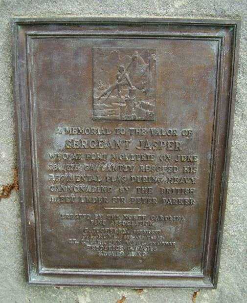 A MEMORIAL TO THE VALOR OF SERGEANT JASPER