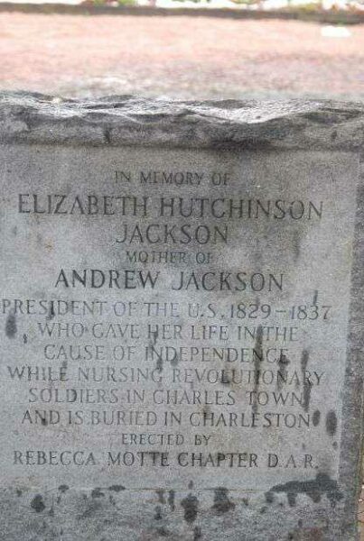IN MEMORY OF ELIZABETH HUTCHINSON JACKSON MEMORIAL