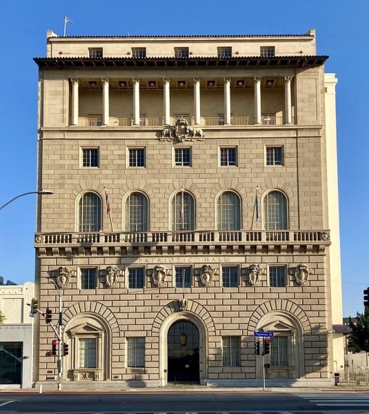 BOB HOPE PATRIOTIC HALL MEMORIAL BUILDING FRONT