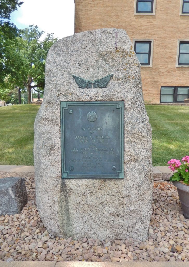 JAMES C. TAYLOR POST NO. 165 ALL UNION SOLDIERS WAR MEMORIAL