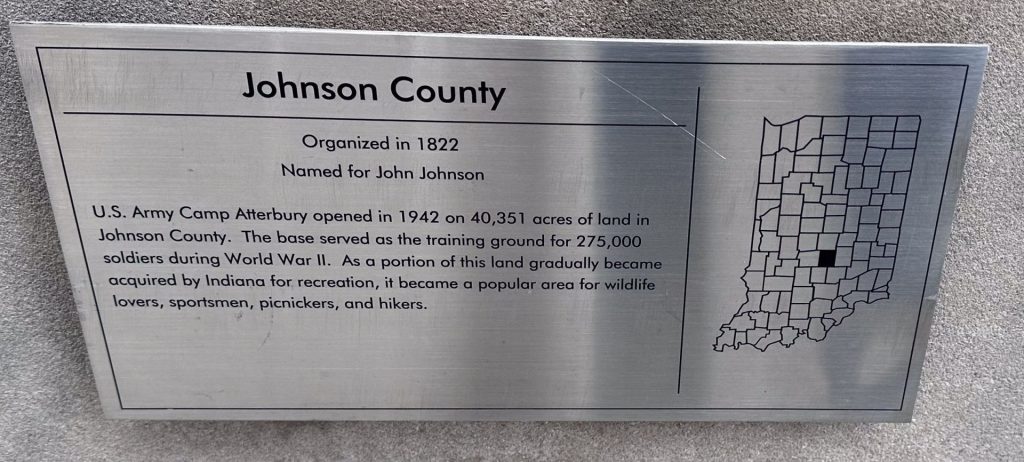 JOHNSON COUNTY MEMORIAL PLAQUE