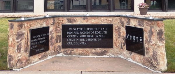 KOSSUTH COUNTY VETERANS MEMORIAL