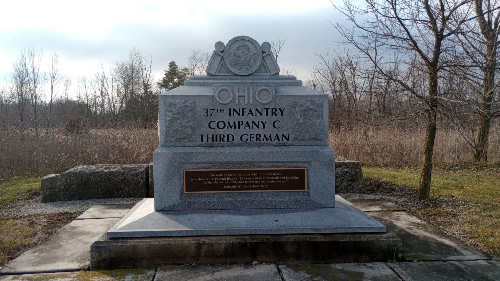 OHIO 37TH INFANTRY COMPANY C THIRD GERMAN WAR MEMORIAL