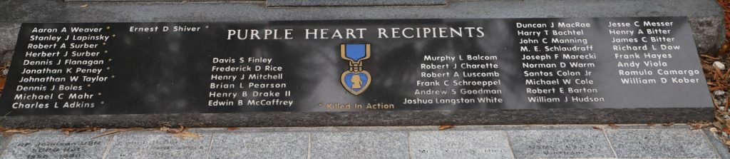 OLD HOMOSASSA VETERANS MEMORIAL HONOR ROLL STONE A