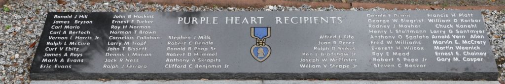 OLD HOMOSASSA VETERANS MEMORIAL HONOR ROLL STONE B