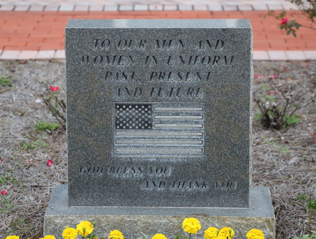 SUMTER COUNTY VETERANS MEMORIAL STONE A
