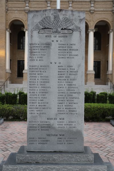 SUMTER COUNTY VETERANS MEMORIAL STONE B