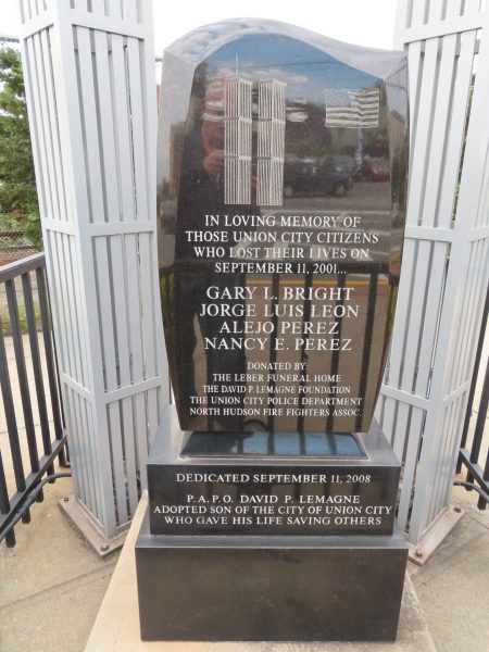 UNION CITY SEPTEMBER 11, 2001 MEMORIAL