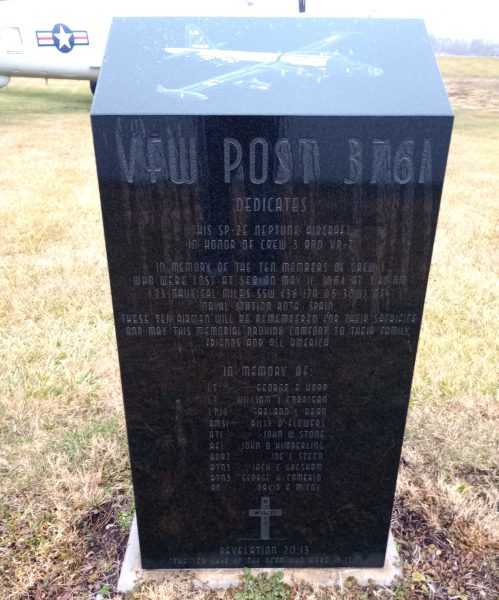 VFW POST 3761 HONORS CREW 3 AND VP-7 MEMORIAL