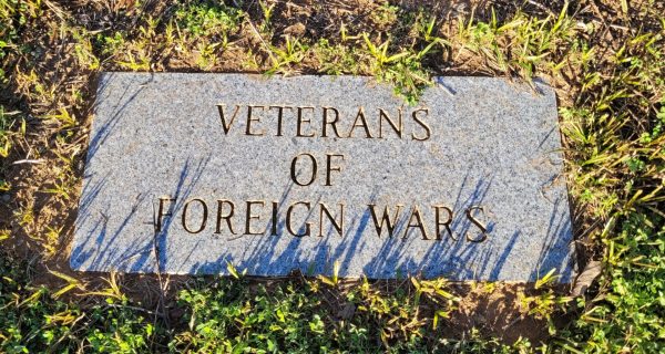 VETERANS OF FOREIGN WARS LLANO MEMORIAL FLAGPOLE STONE