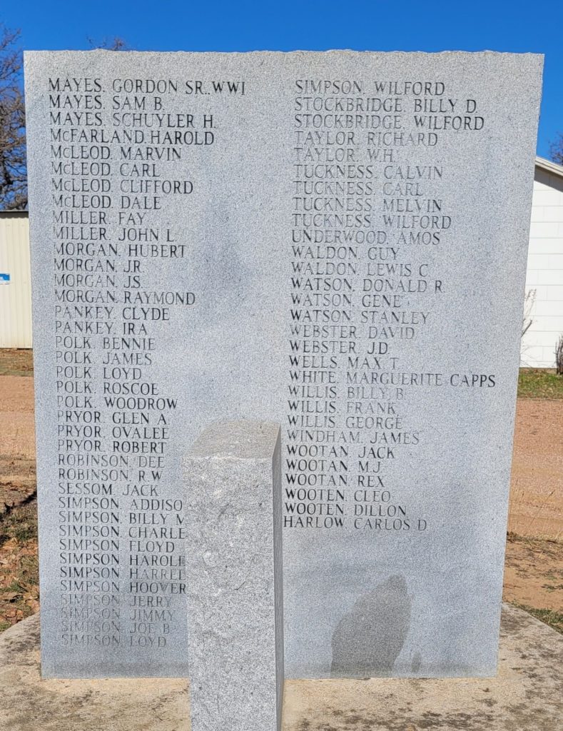 VETERANS OF THE HUTCHISON SCHOOL MEMORIAL STONE B