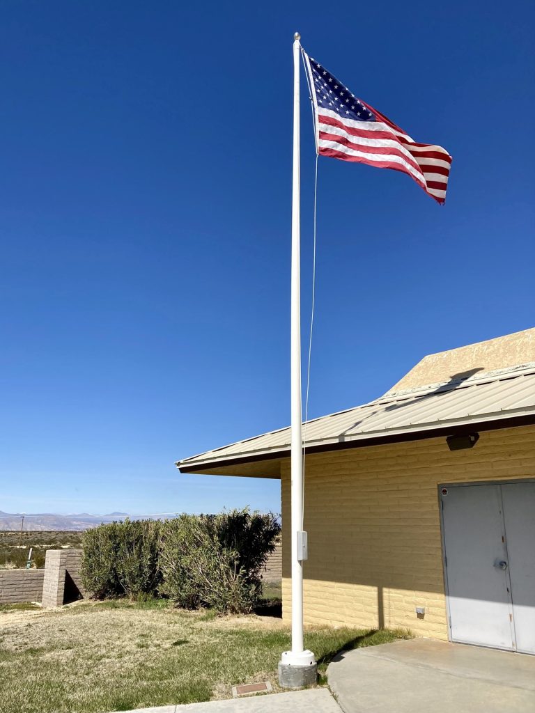 AMERICAN LEGION POST 476 SUPREME SACRIFICE WAR MEMORIAL FLAGPOLE