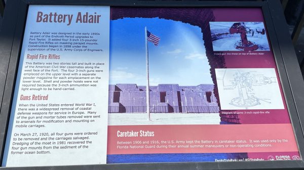 BATTERY ADAIR MEMORIAL PANEL