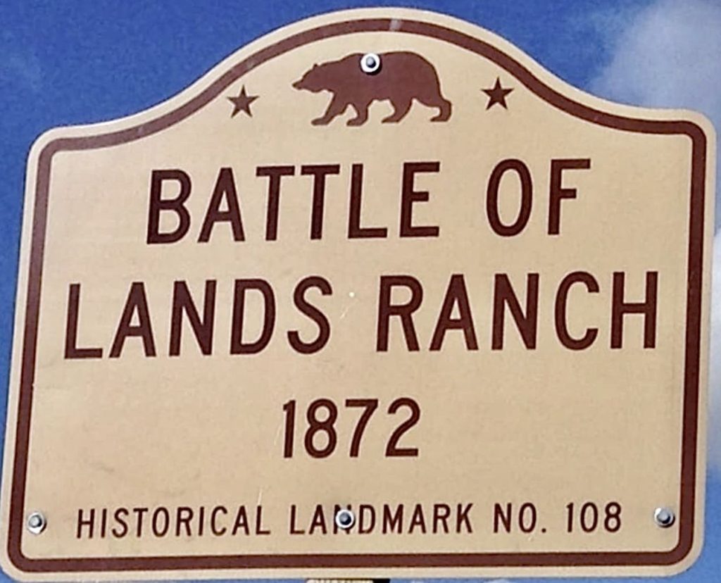 BATTLE OF LANDS RANCH MEMORIAL MARKER