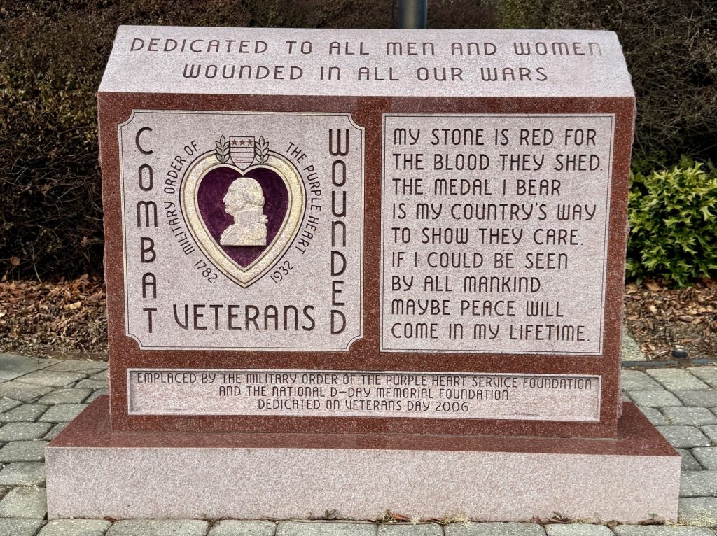 BEDFORD COMBAT WOUNDED VETERANS WAR MEMORIAL